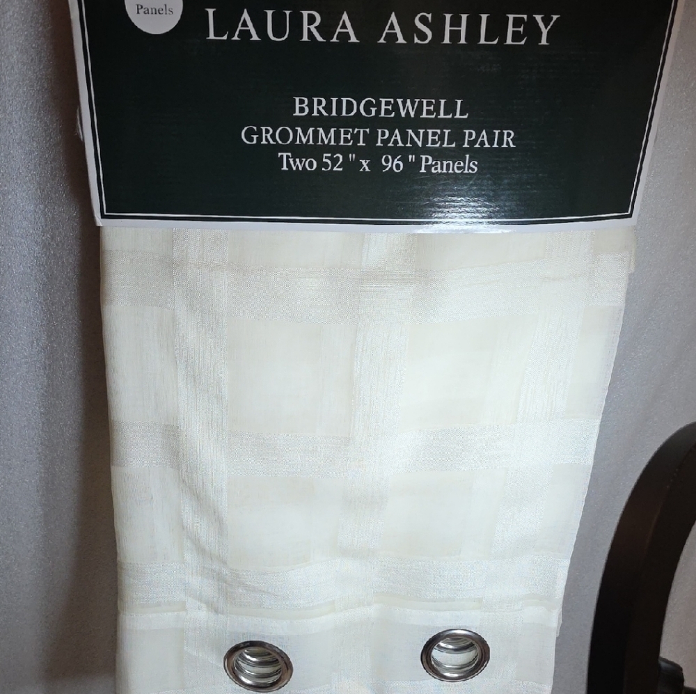 Laura Ashley Bridgewell Cream Grommet Panels